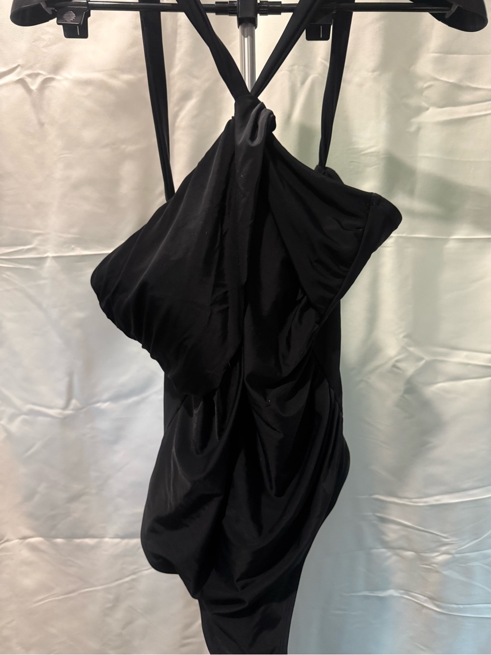 Cupshe Black Cross-Strap One-Piece Swimsuit - Picture 8 of 8